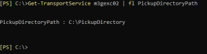Pickup Directory Path