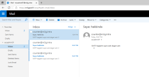 eml file message delivered successfully