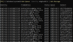 Get-Message command on Queue