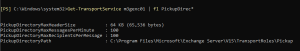 Pickup Directory Default Values